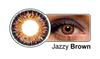 Celebration Color Quaterly Coloured Contact Lenses 1 Pair (Jazzy Brown,-10.00)