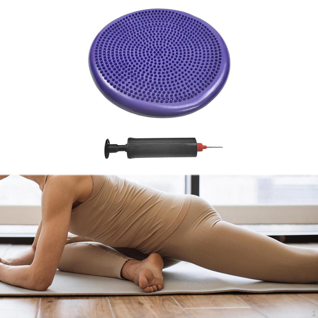 Mat with Wobble Cushion for Enhanced Sitting Support