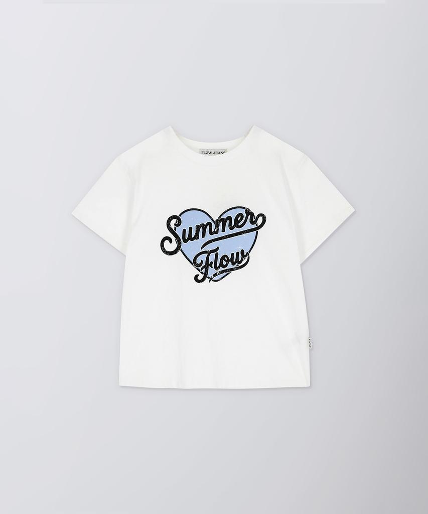Peulloujin Vintage Heart Graphic T-Shirt_2Color_Ffd2Ts002