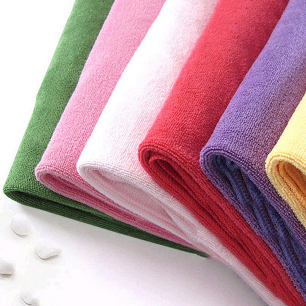 Fast Drying Absorbent Cleaning Towel Microfibre Travel Gym Camping Sport Large Towels Soft Bathroom Towels Bath Towels 35x75cm