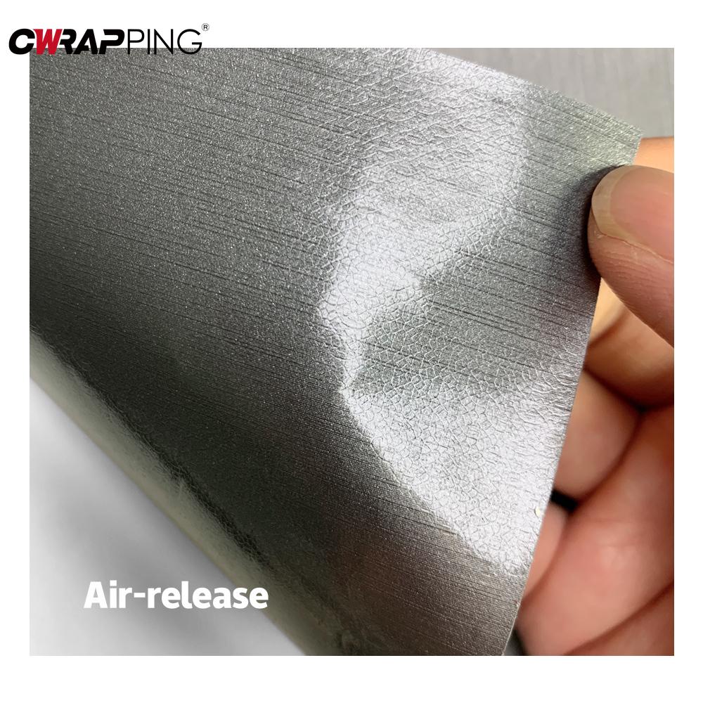 Car Stickers Light Grey Brushed Film Auto Interior Modification Body Color Change Decal Sticker for Motorcycle Car Accessories