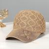 Adjustable Breathable Knit Hat Retro Adjustable Cap High Quality Mesh Hat  Casual Wear