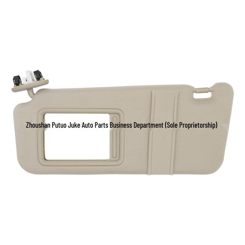 Beige Sun Visor with Light for 2007-2011 Toyota Camry (Left Side), 74320-06800-E0