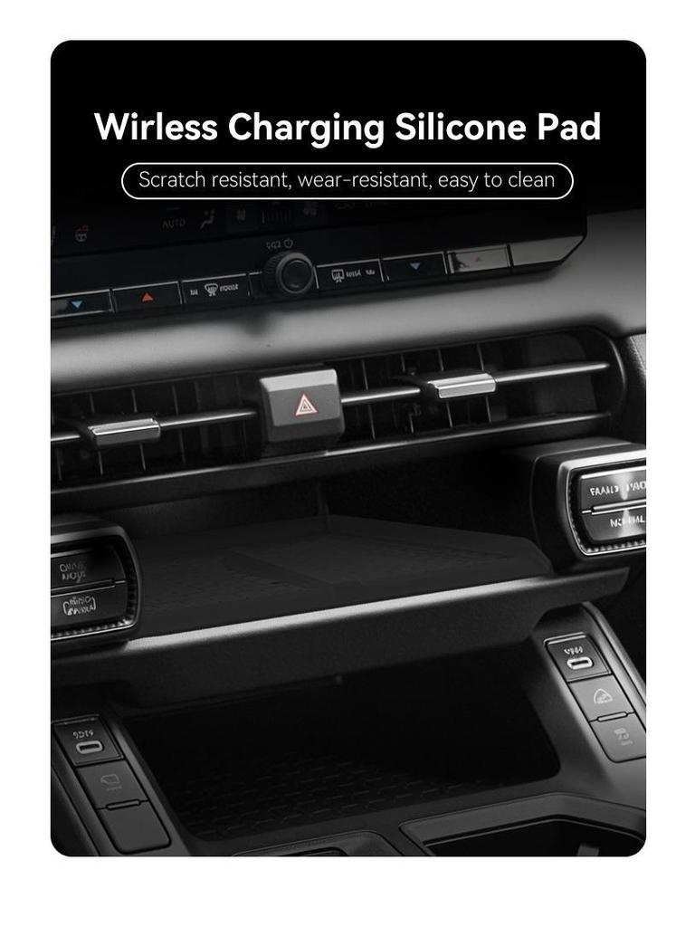 Toyota Wildlander/RAV4 Wireless Charging Silicone Anti-Slip & Dustproof Mat - Fits 26 Models