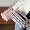 Storage Function Plush Makeup Bag Clutch Style Cute Clutch Pouch Travel Cosmetic Bag  Travel Use