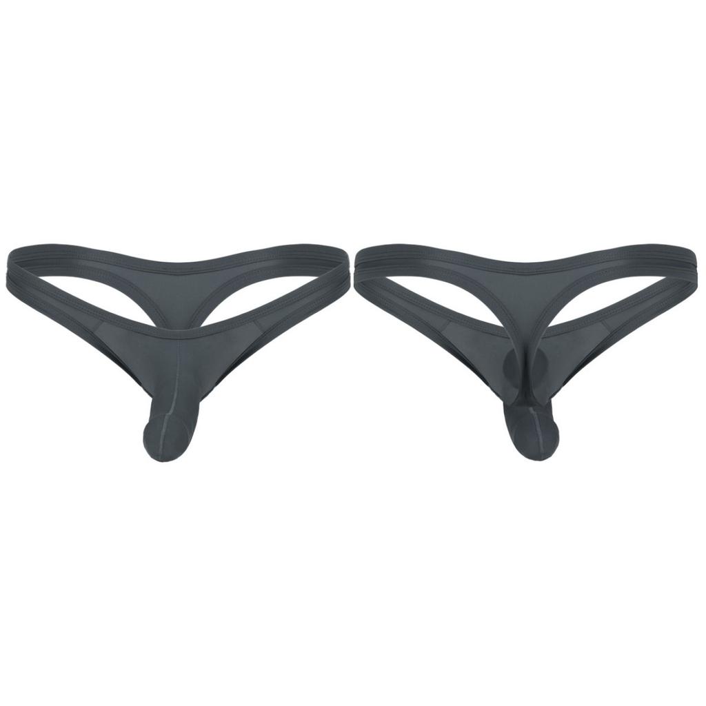 Men's Open Crotch Jockstrap Low Rise Stretchy G-String Thong Underwear