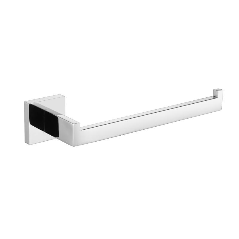Towel Hanger Wall Mounted 30-50 CM Towel Rack Bathroom Aluminum Black Towel Bar Rail Matte Black Towel Holder with Sticker