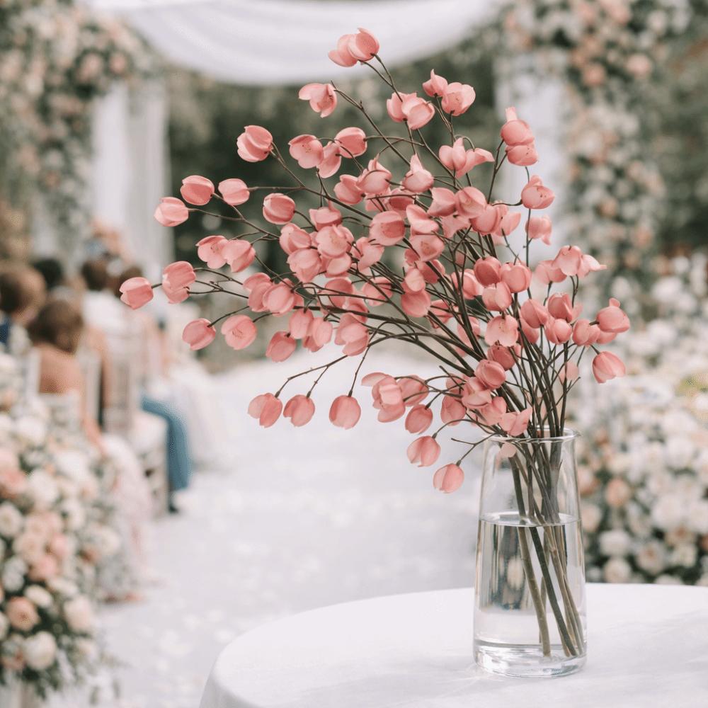 Plastik Künstliche Laternen Früchte Lange Zweige Künstliche Blumensträuße Schlafzimmer Tisch