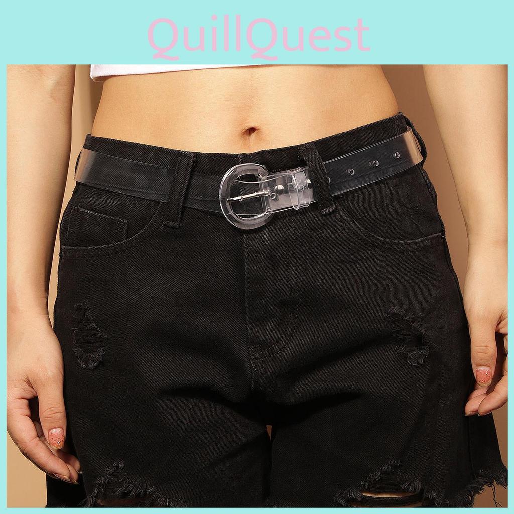 Polycarbonate Womens Fashion Belt With Pvc Buckle For Casual Office Wear