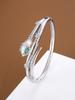 Personality Animal Snake-Shaped Design Synthetic Zirconia Women's Bracelet for Banquet Gift Jewelry Accessories