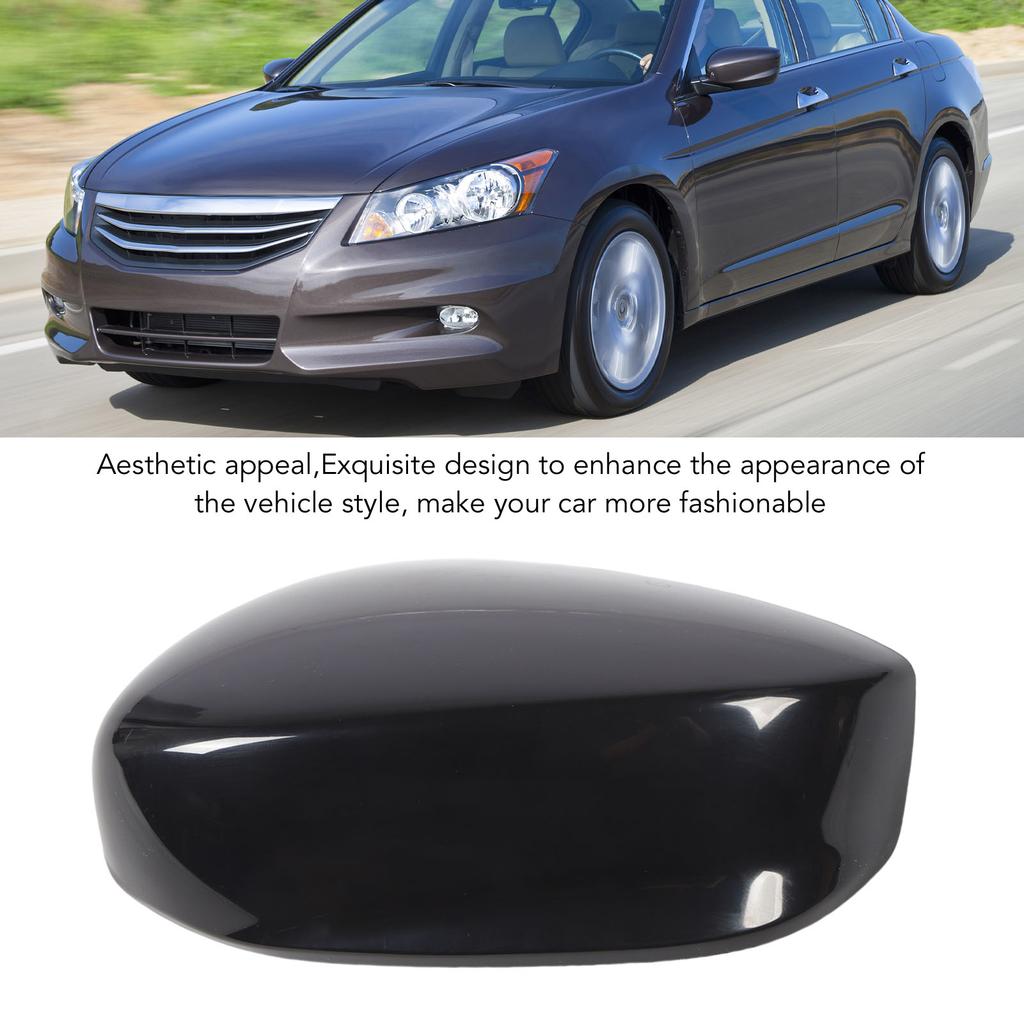 Door Wing Mirror Cover Rearview Mirror  Black Shockproof Scratch Proof Stylish Door Wing Mirror  Exterior Decoration Trims