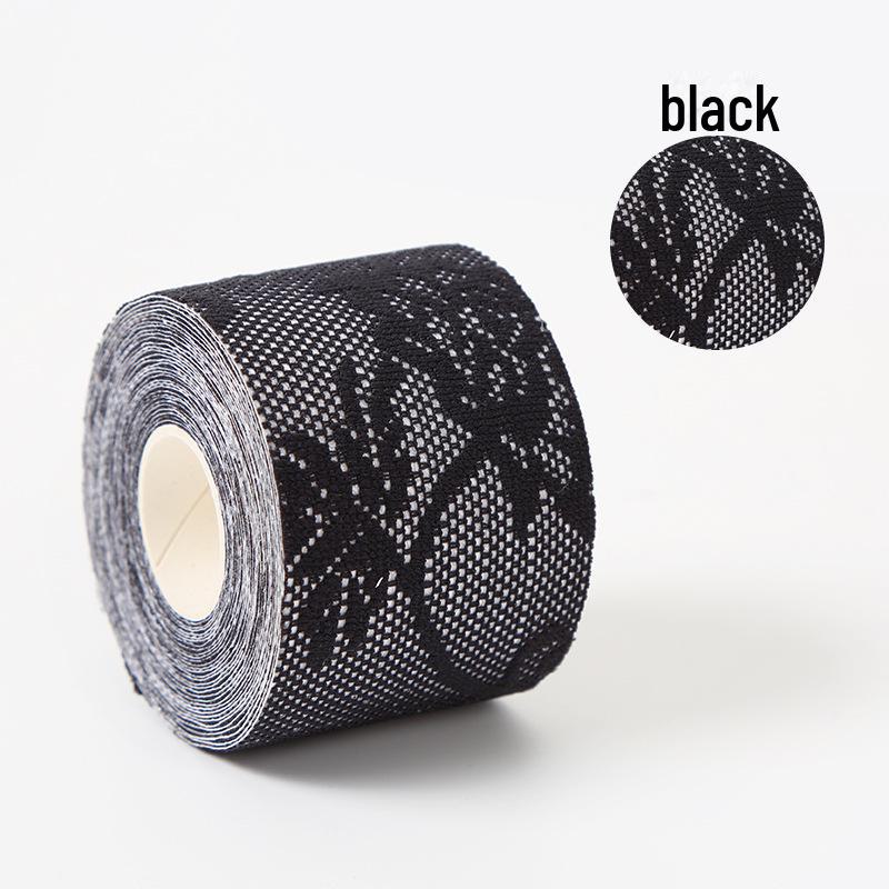 

«Кружевные наклейки для увеличения груди»: Спортивные поддерживающие и антипровисающие накладки на соски 5cm x 5m