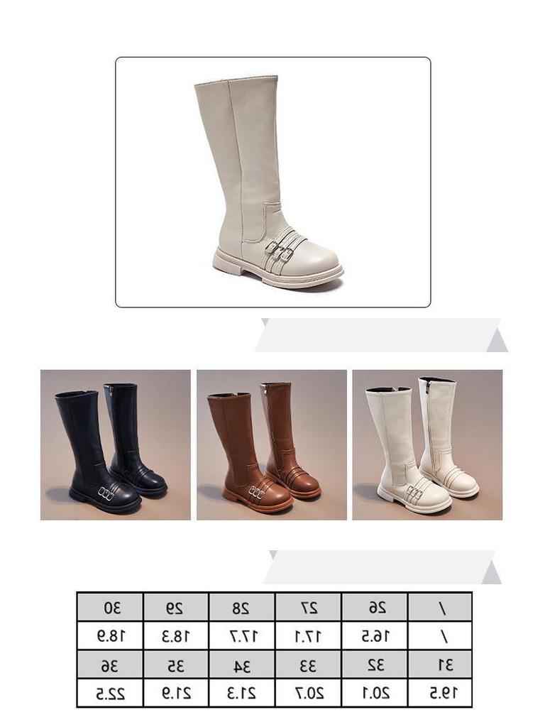 Dziecięce wysokie kozaki księżniczki: Modne długie buty dla dziewcząt