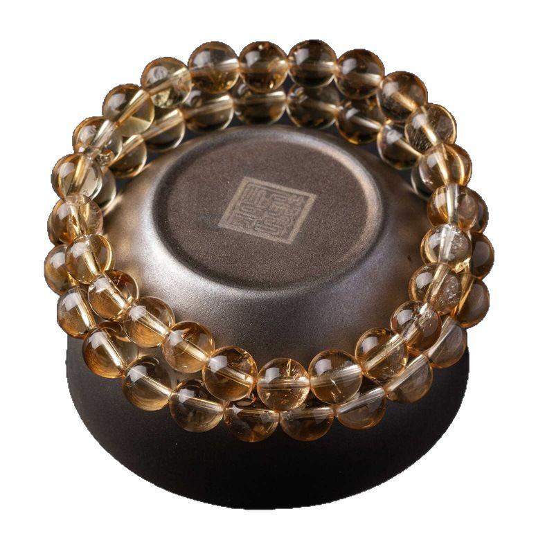 Raw Yellow Citrine Loose Beads for DIY Jewelry & Bracelet Crafting