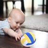 Corhad Volleyball Plush Toy, Fluffy Sports Ball Pillow for Babies, Home Decor, Perfect Gift, 14cm
