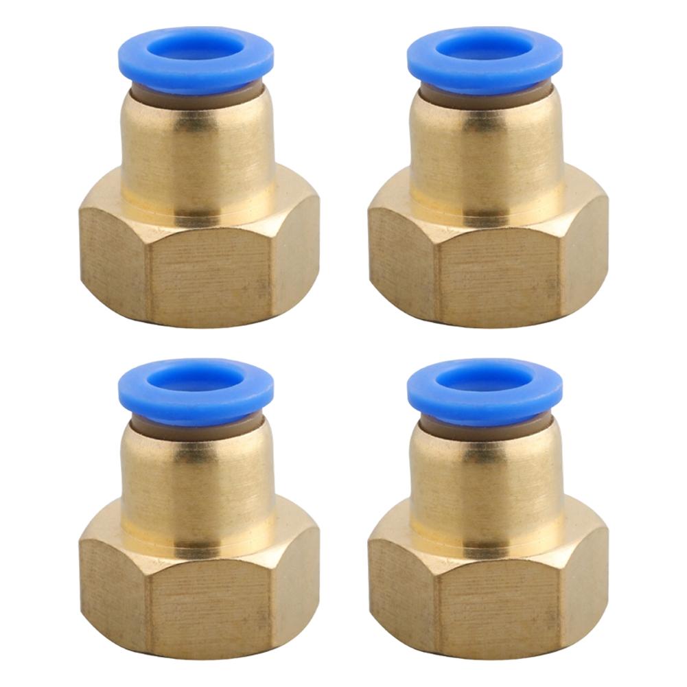 Robust Elbow Pneumatic Quick Connector for High Pressure Use with Multi Layer Sealing Technology and Smooth Flow Channels