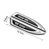 2Pcs Metal Car Body Side Fender Blade Sticker Rear Trunk Decal For JEEP Renegade Patriot Weangler Cherokee Compass CrandCherokee AMV1