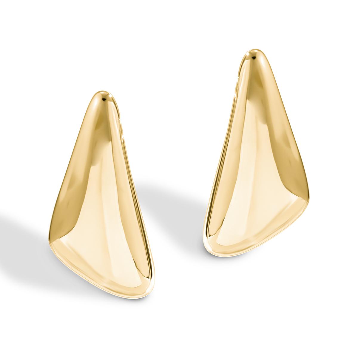 

Серьги-подвески в виде треугольных капель воды, милые и крутые серьги для деловых поездок, универсальные минималистичные женские серьги золотой