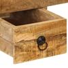 Mango Wood Solid Desk with 2 Drawers 110 X 50 X 77 Cm