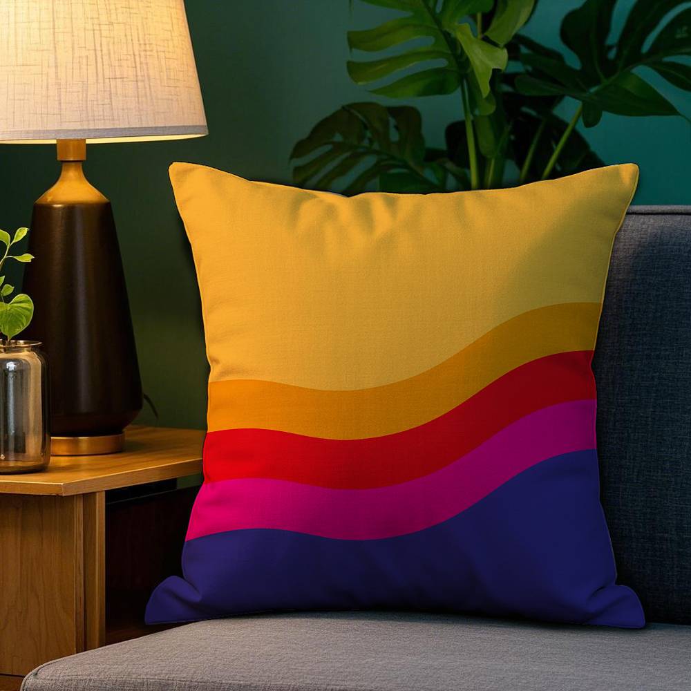 P-Paulaner Spezi Logo Pillow Case Sofa Living Room Bedroom Double-sided Printing Square Cushion Nap Time Pillow Case