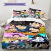 Cartoon Pattern Bedding Quilt Set Quilt Cover Pillowcase Home Decoration Birthday Gift (1 * Duvet Cover + 2 * Pillowcase, Without Core)