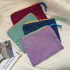 Women Plaid Makeup Bag New Large Capacity Cotton Zipper Pouch Purse Travel Clutch Makeup Bag Cosmetic Zipper Necessarie Feminina