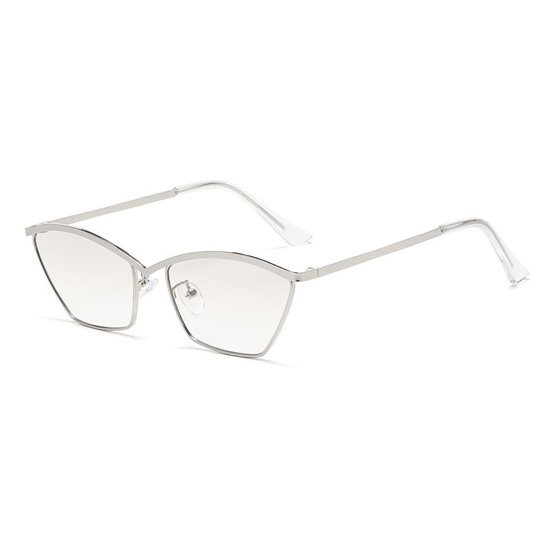 

New Cat Eye Metal Frame Trendy Sunglasses Internet Famous Casual Retro Sunglasses For Women And Men 2508