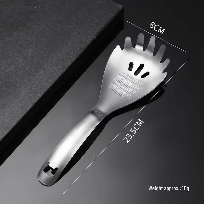 5-in-1 Multi-Tool: 304 Stainless Steel Baby Food Spoon, Masher, Bottle Opener, Egg Separator