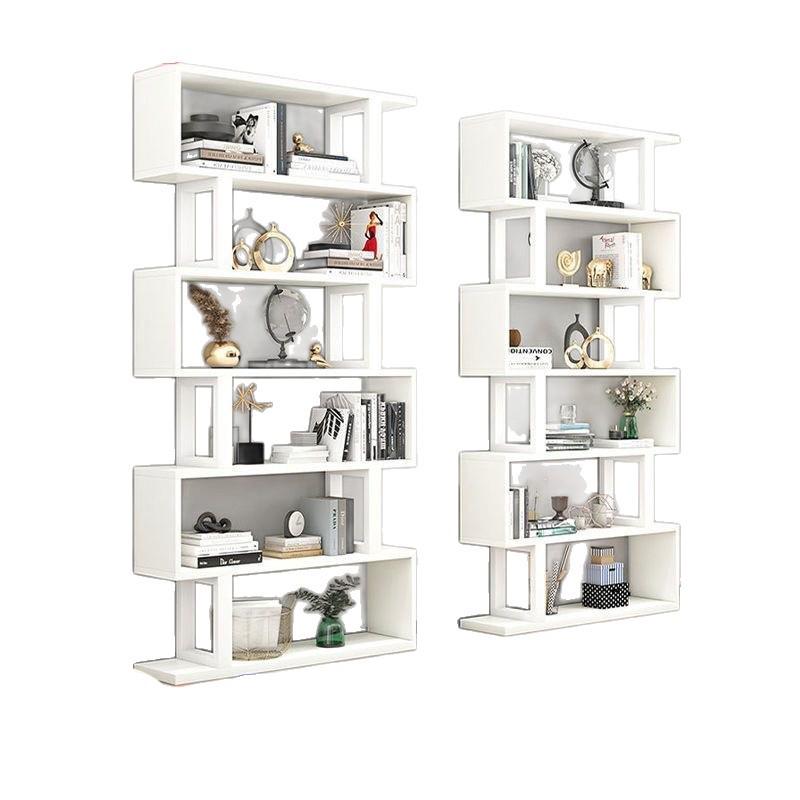 Modern Multi-layer Storage Shelf: Living Room Display & Bookshelf