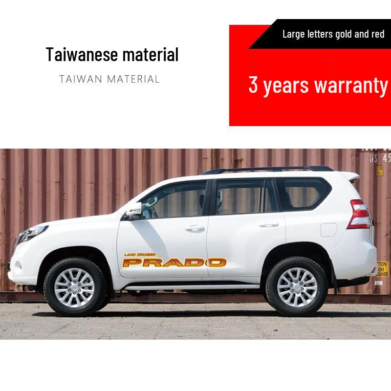 10-20 New Prado Body Color Stripe Decals - Prado 4000 Waistline 2700 Car Decoration Stickers