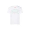 Nike Solid Color Letter Print Crew Neck Tee Men Tops White DR8031-100
