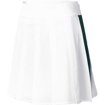 Fashion Tennis Pleated Casual Skirt Women Skirts Jade-White A11W323308F-WT