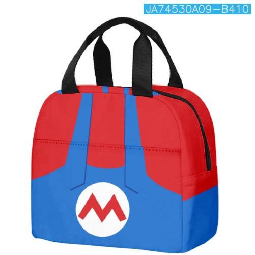 Mario Super Mario Lunch Bag Elementary School Student Insulated Lunch Box Handheld Meal Bag Ice Pack