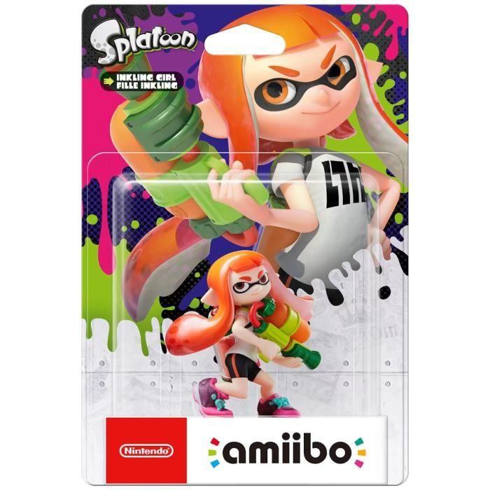 Figurine Amiibo - Fille Inkling • Collection Splatoon