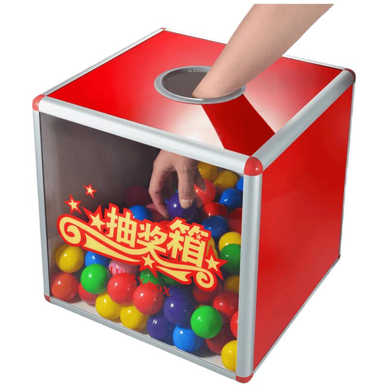 Transparent Aluminum Alloy Raffle Box