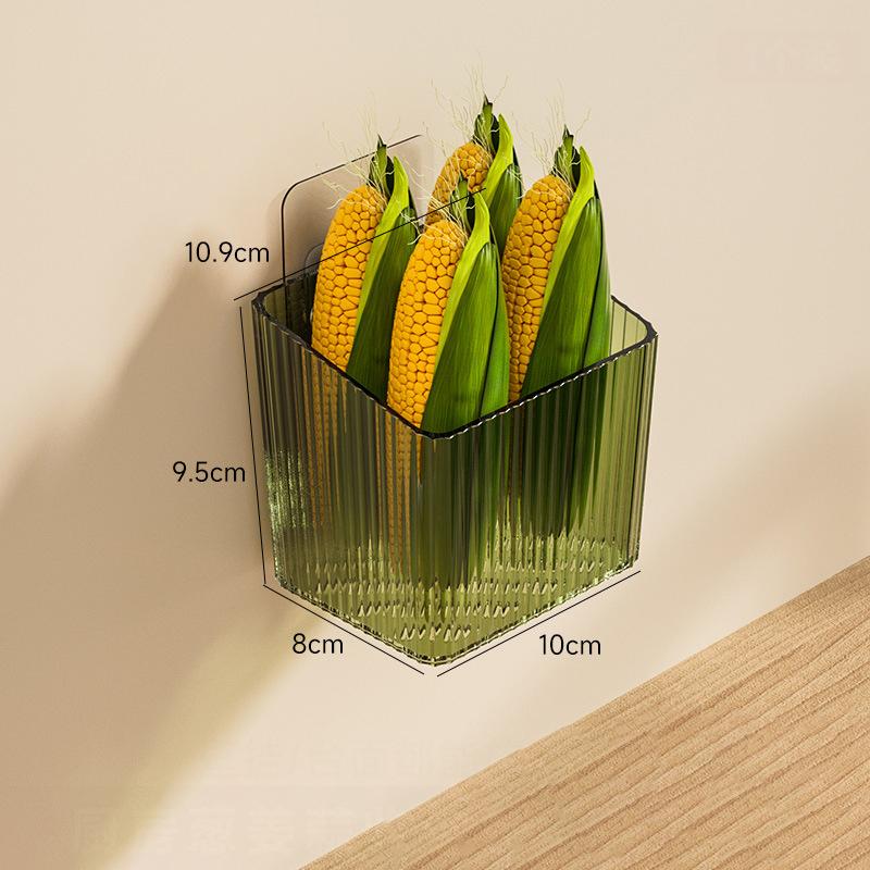 1Pcs Wall Hanging Basket Ginger And Garlic Storage Rack Wall Hanging Storage Box Kitchen Bathroom Living Room Box