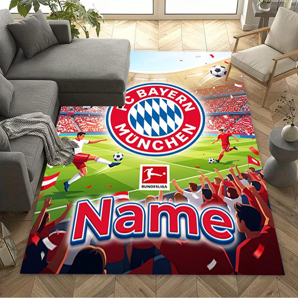Bayern Munich Fan Poster Carpet Suitable for Study Room Outdoor Kitchen Dormitory Anti-slip Rug Decorate Offices Perfect Gift for Friends & Family