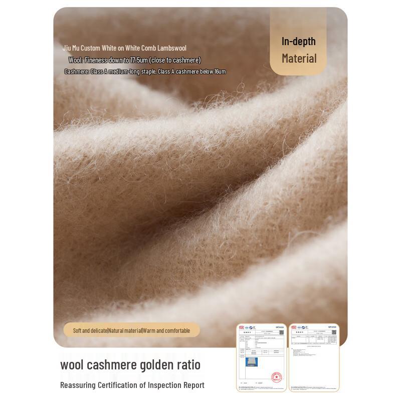 JIUMU Women's Cashmere & Wool Blend Scarf