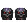 2Pcs Cartoon Car Headrest Covers Exaggerated Car Seat Headcover  Halloween Christmas Holiday