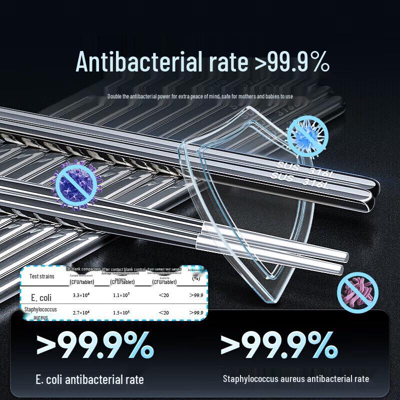 316L Edelstahl Essstäbchen