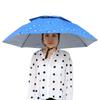 Foldable Outdoor Umbrella Hat Women Men Fishing Double Layer Headwear Sun Cap