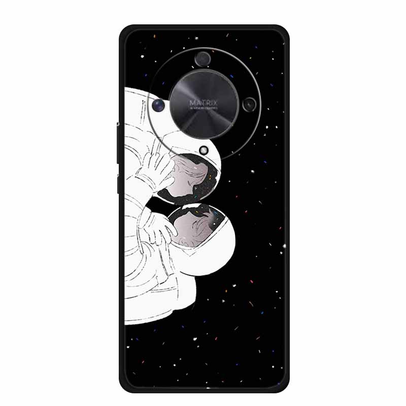Gift Phone Cases for Honor X9a TPU Soft Silicone Back Cover for Huawei Honor X9 X 9A Funda Honor X9b X 9 a b Coque Spaceman Moon