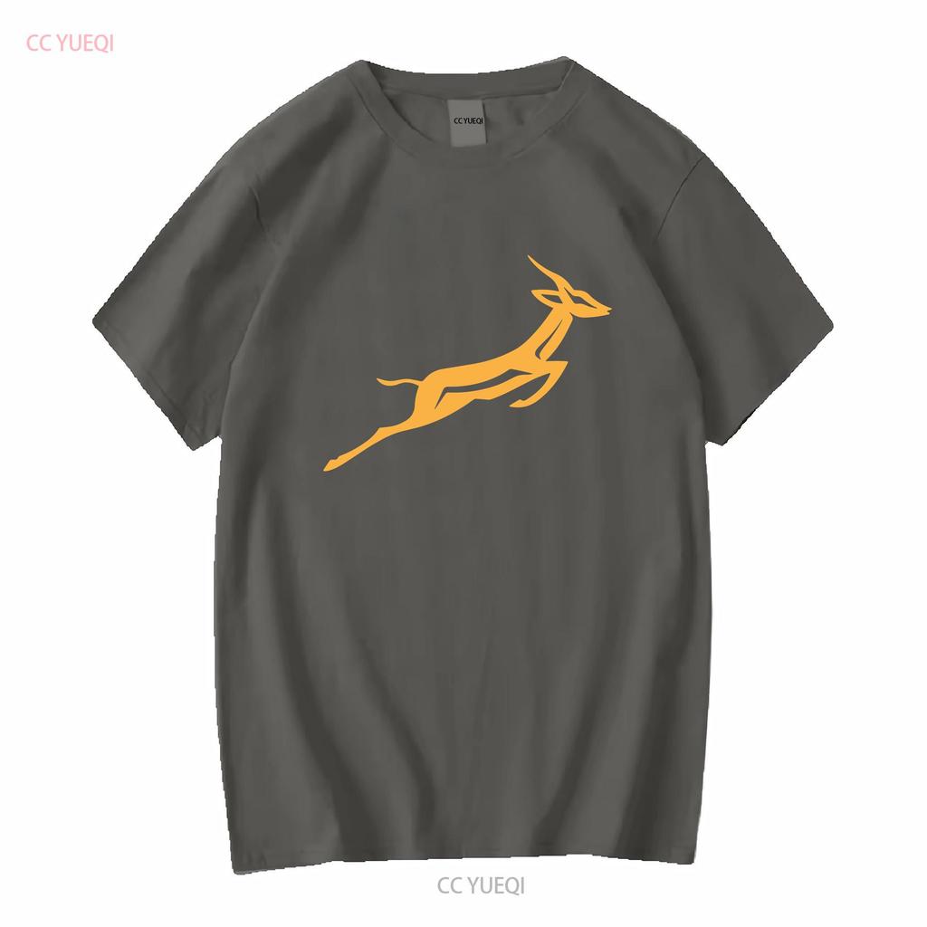 Koszulka Springbok Afryka Południowa Rugby Afrykańskie Urodziny Dzień Ojca Tata Top długi lub krótki rękaw vintage Prane ubrania projektanckie