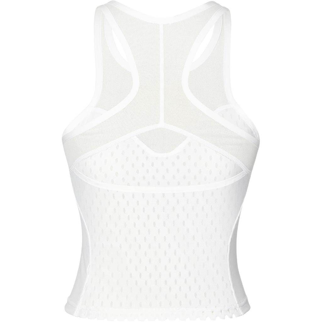 Nike Court Dri-FIT Slam Solid Tennis Tank Top Women Tops White DV3047-100
