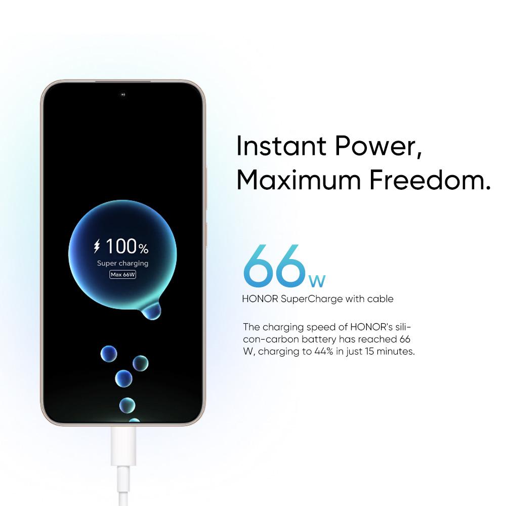 Honor 400 6.55" AMOLED Snapdragon 7 Gen 3 Cámara de 200MP OIS 5300mAh Carga Rápida de 100W IP66 Versión Europa Occidental