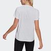 Adidas Heat Rdy Tee Solid Color Casual Running Sports T-Shirt Women Tops White GM1539