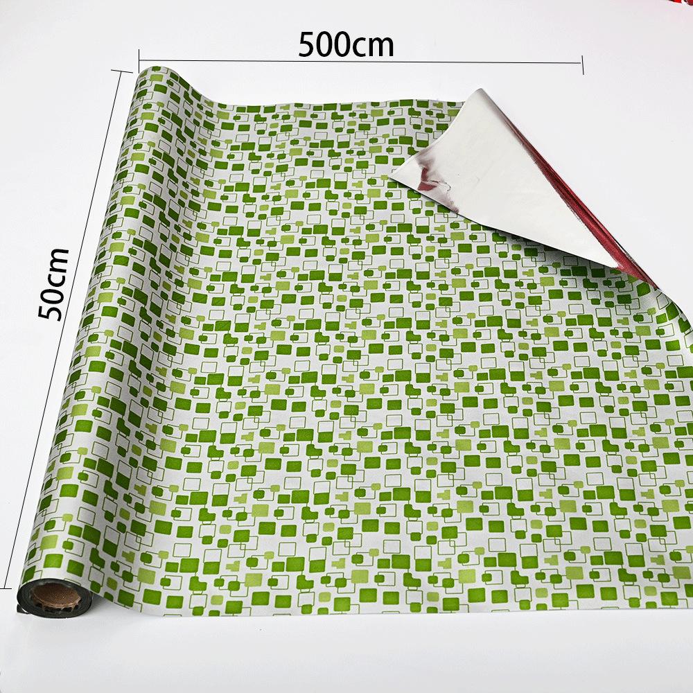 5m/10m Waterproof PVC Gift Wrapping Paper Christmas Birthday Floral Packaging Paper Moisture Proof Oil Resistant Craft Paper