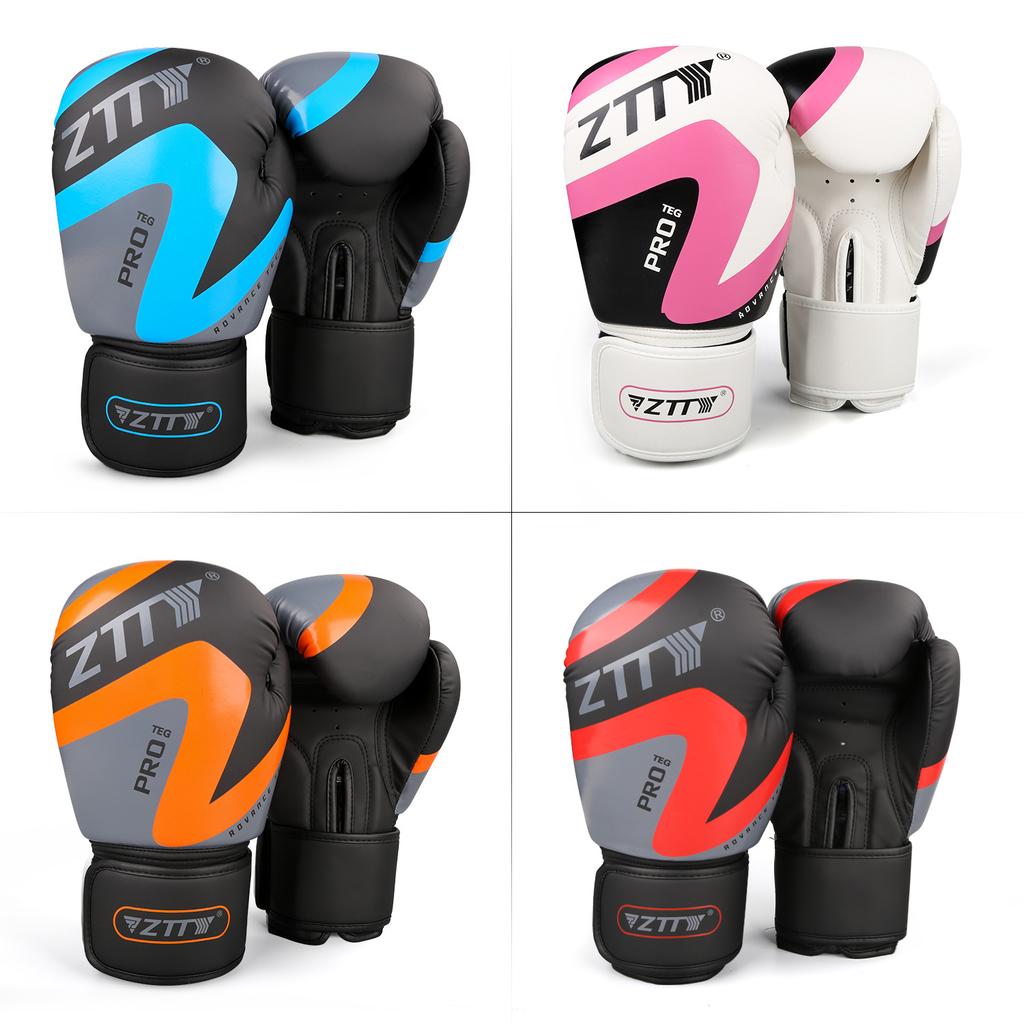 Adult Boxing Gloves With Thickened PU Leather +professional Competition Training Combat Gloves And Boxing Gloves