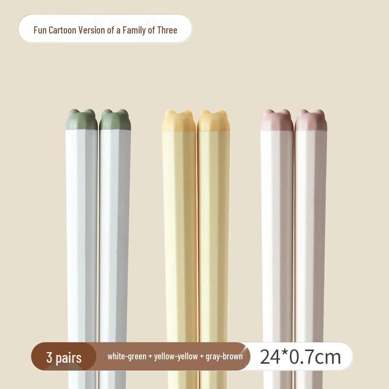 

Cute Penguin Anti-Slip Plastic Chopsticks Set