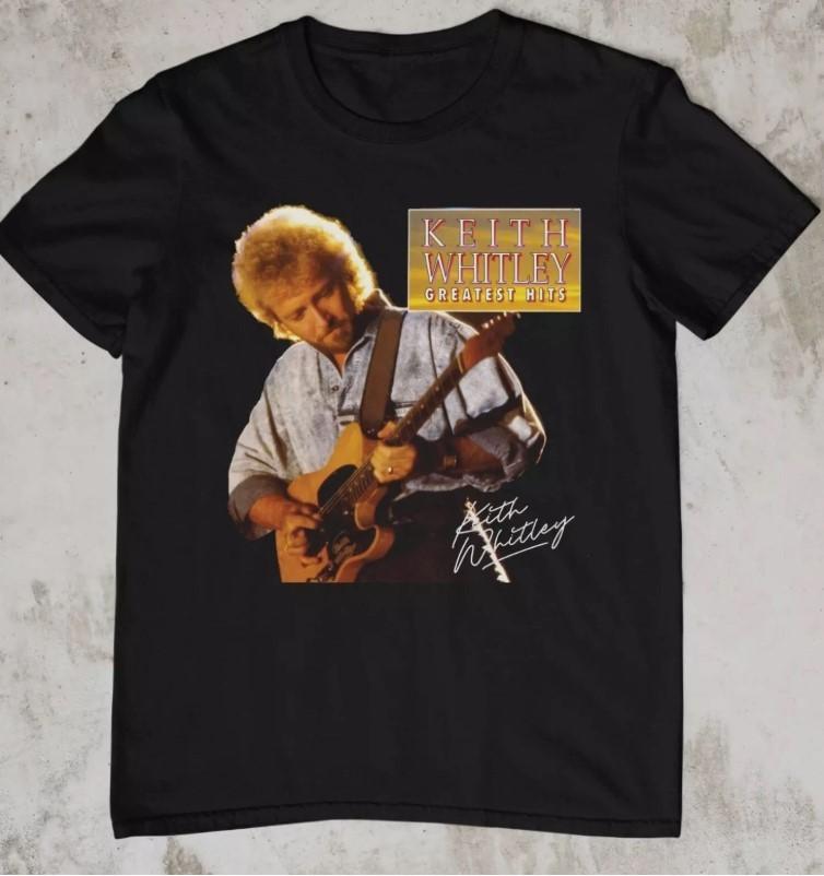 Signature Greatest Hits Keith Whitley Shirt Black Unisex Men Unisex T-Shirt XXL
